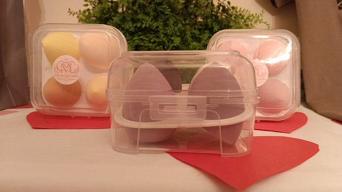 Kit de cuatro esponjas
